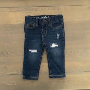 Baby girl jeans size 12 mos